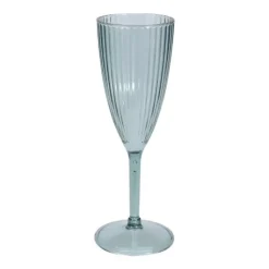 Champagneglas grøn plast 22,5 cl