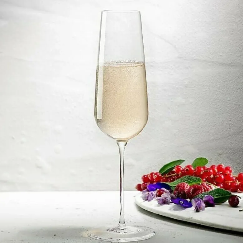 Champagneglas Stem Zero, Nude - 300ml (2 stk.)