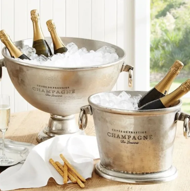 Champagnekøler vintage aluminium