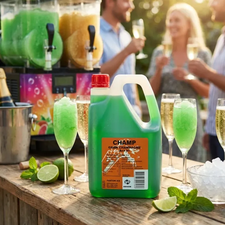 Champ SlushIce champagne grøn, 2L