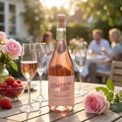 Chateau del ISH Sparkling Rosé, Alkoholfri 75 cl