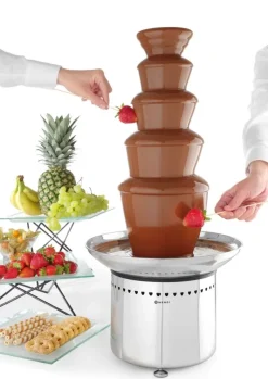 Chokoladefontæne 5-lags rustfrit stål 265W