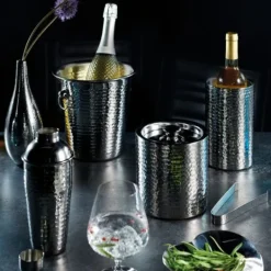 Cocktail shaker 700ml hamret rustfrit stål Barcraft