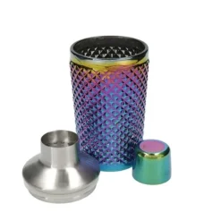 Cocktail shaker 300ml regnbue glas Barcraft