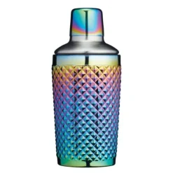 Cocktail shaker 300ml regnbue glas Barcraft