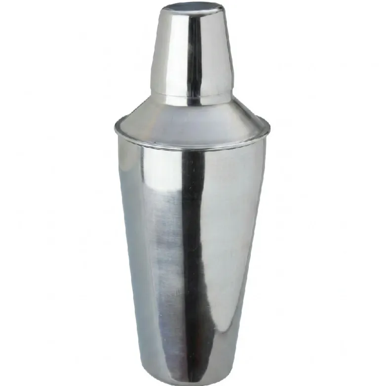 Cocktail Shaker Rustfrit Stål - 3 Delt