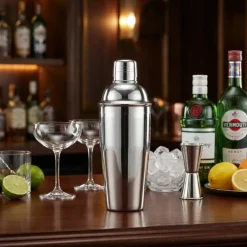 Cocktailshaker rustfrit stål 0,75 l 80x240 mm