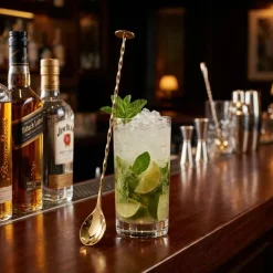 Cocktailske med muddler Guld