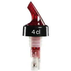 Compact skænkeprop 40 ml - neon rød