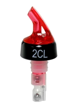 Compact skænkeprop 20 ml - neon rød