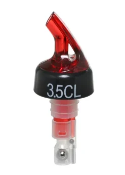 Compact skænkeprop 35 ml - neon rød