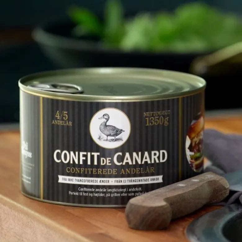 Confit de Canard DD 4/5 lår 1350G