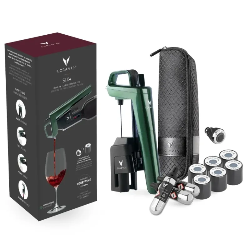 Coravin® Timeless Six+ Vinpreserver system – Skovgrøn – Limited Edition