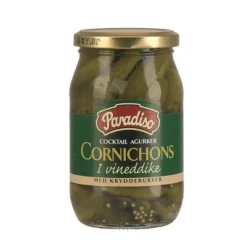 Cornichons på glas (330 g)