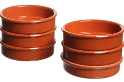 Creme Brulee Skål Brun Stentøj Ø11,5cm 6 stk