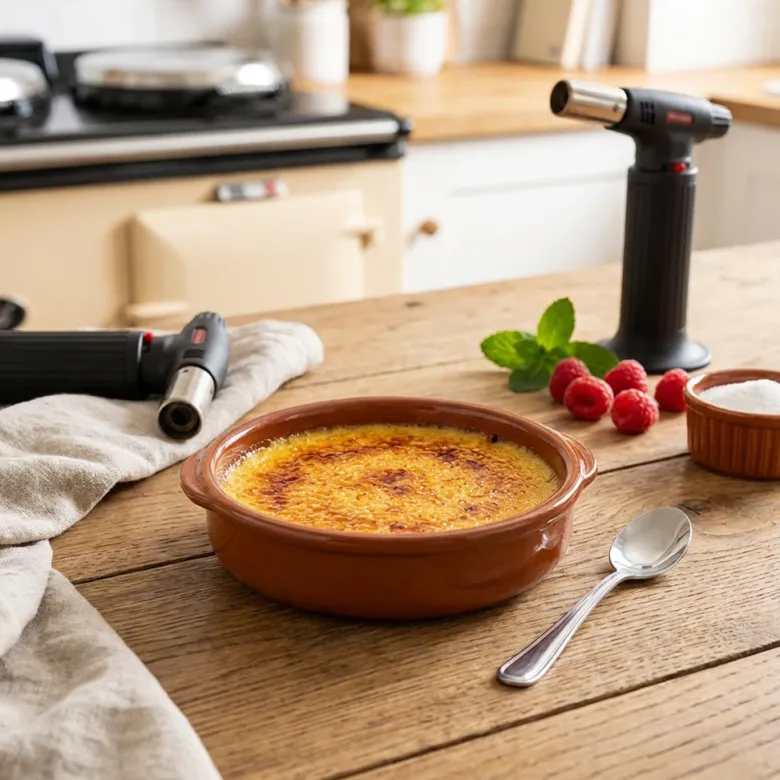 Crème Brûlée Fad Brun Stentøj Ø20cm 4 stk