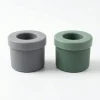 Cylinder isterningform i silikone 8,5x9x8 cm assorteret