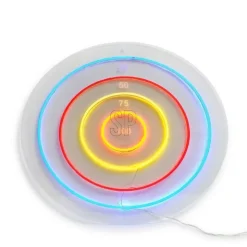 Dartskive Neon 45x45cm