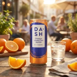 Dash Water Spakling Orange 330 ml.