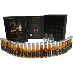 24 Days of Rum Calendar Black Edition 24x2cl