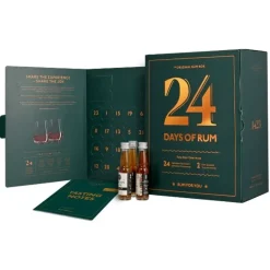 24 Days of Rum Calendar Green Edition 24x2cl