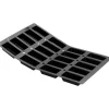 De Buyer rektangel flexform, 20 huller, 9,7 x 4,8 cm