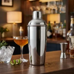 Deluxe Rustfri Stål Cocktailshaker 750ml