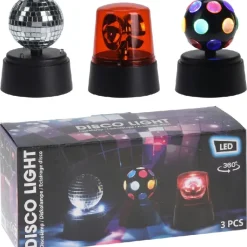 Diskolys sæt 3 stk.