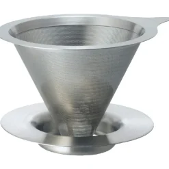 Dobbelt filter metal Dripper 02 / Sølv - Hario