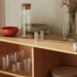Drikkeglas Gio Line Sæt 4 LSA 320ml, 12,8x7x7cm