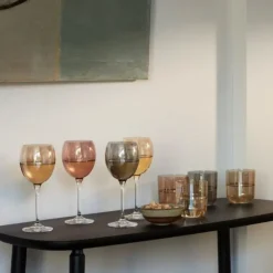 Drikkeglas Metallics Prikket LSA 420ml