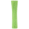 Drikkepapirsugerør limegrøn chevron 6x197 mm / 12 stk