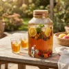 Drinkdispenser med Taphane Okker Glas 3,35L