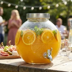 Drinksdispenser Appelsinformet Glas 4L