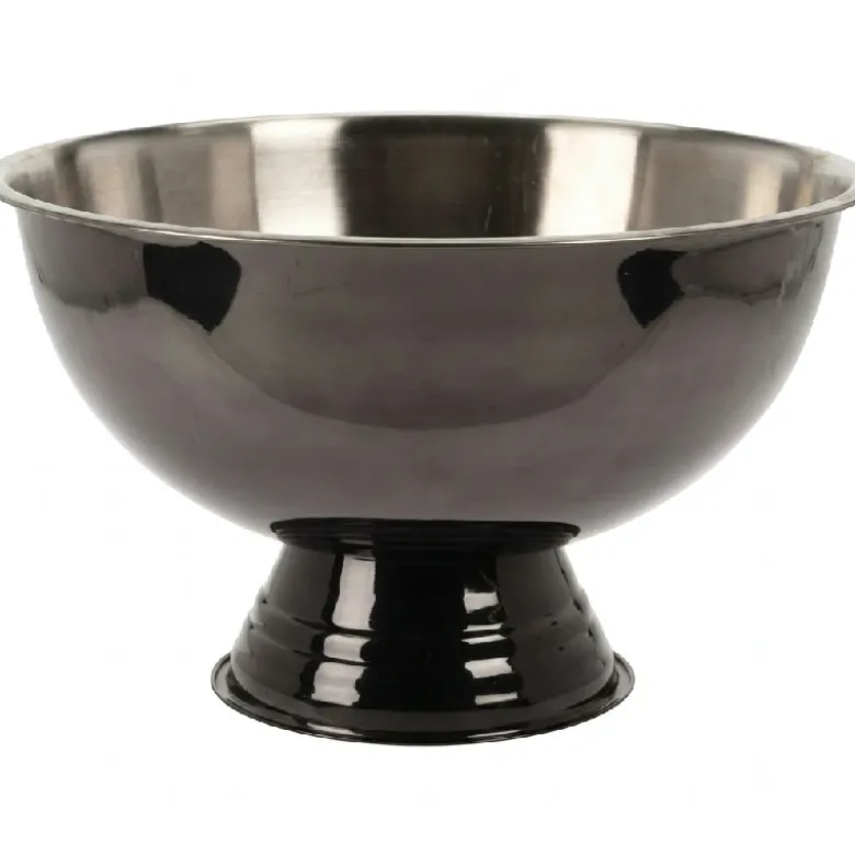 Drinkskar/champagnekar str. Ø: 39,5 cm. Blank sort