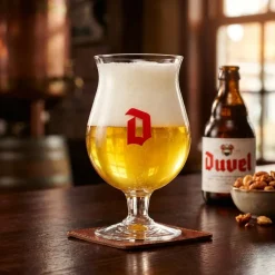 Duvel Ølglas 33cl i Gaveæske