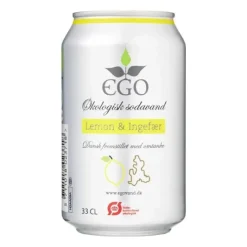 Ego Lemon / Ingefær sodavand Øko EGO