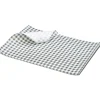 Fedttæt Papir Ternet Sort 25 x 20cm - 1000 stk.