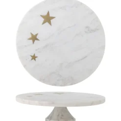 Fenya Star Kagefad, Hvid, Marmor