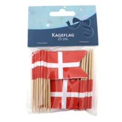 Flag På Pind / Kageflag 25 srk.