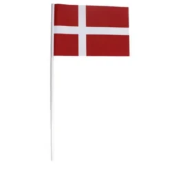 Flag På Pind 15X10 cm 10 stk.