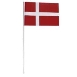 Flag På Pind 28X20 Cm 10 stk.