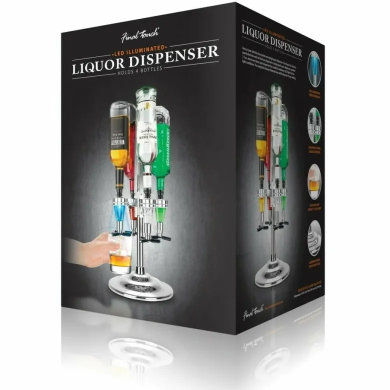 Flaskeholder 4 stk - Final Touch LED