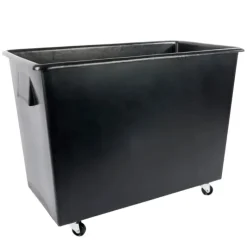 Flaskevogn 160L Sort Plast