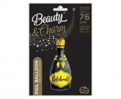 Folieballon B&C Champagne - Fejr 35x76 cm