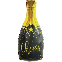 Folieballon B&C Champagne - Skål 35x76 cm