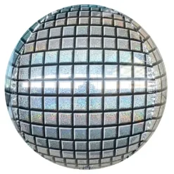 Folieballon 40cm Kugleformet disco
