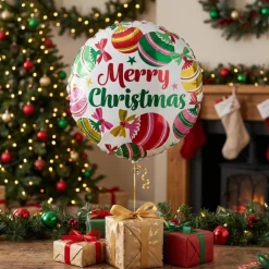 Folieballon 45cm QL RND Juleornamenter & Stjerner