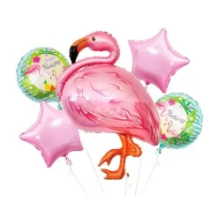 Folieballon - Flamingo sæt / 5 stk.