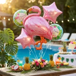 Folieballon - Flamingo sæt / 5 stk.